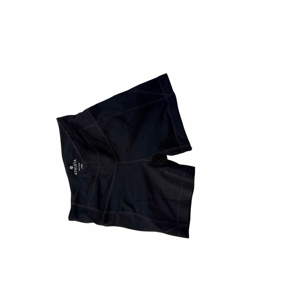 Athleta Women's Size 2XS XXS Black Biker Shorts Athleisure Lounge
